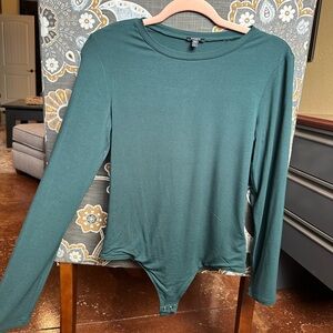 EXPRESS Emerald Green Body Suit